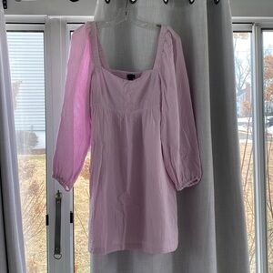 J.Crew Square Neck Mini Dress S Pink